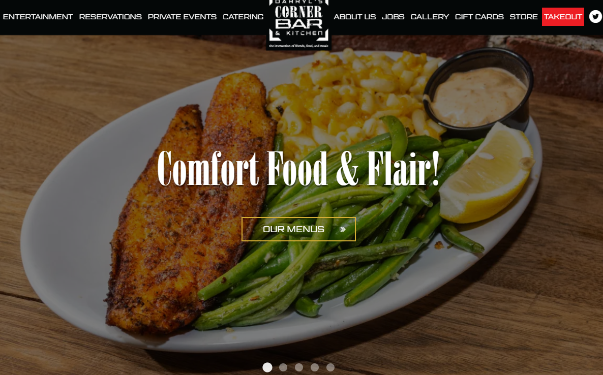 Comfort Food & Flair  Web Project